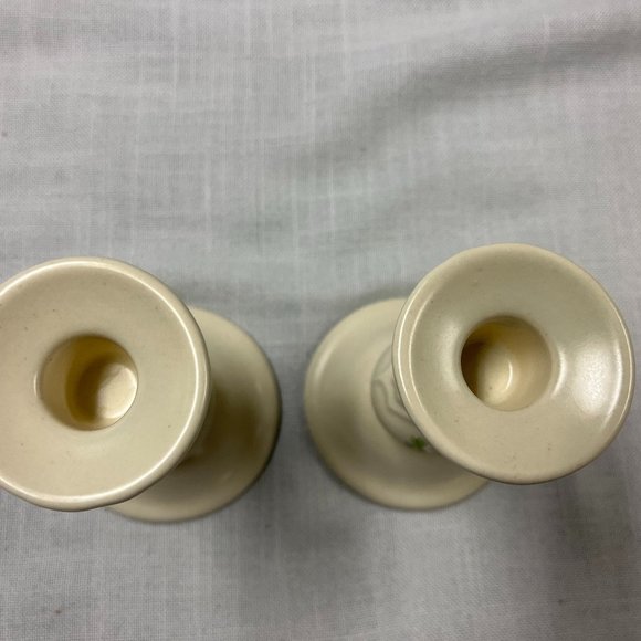 Pfaltzgraff Christmas Heirloom 2 taper candle holders - Picture 3 of 4